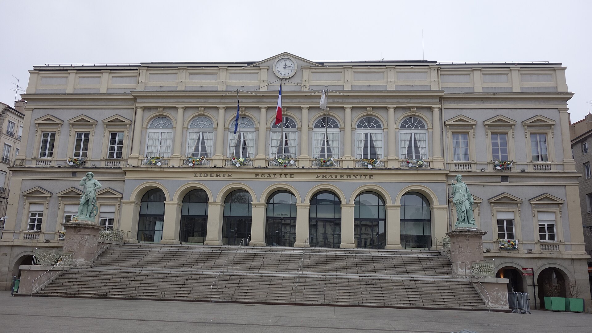 Hôtel de ville de Saint-Étienne, place Jean-Jaurès.